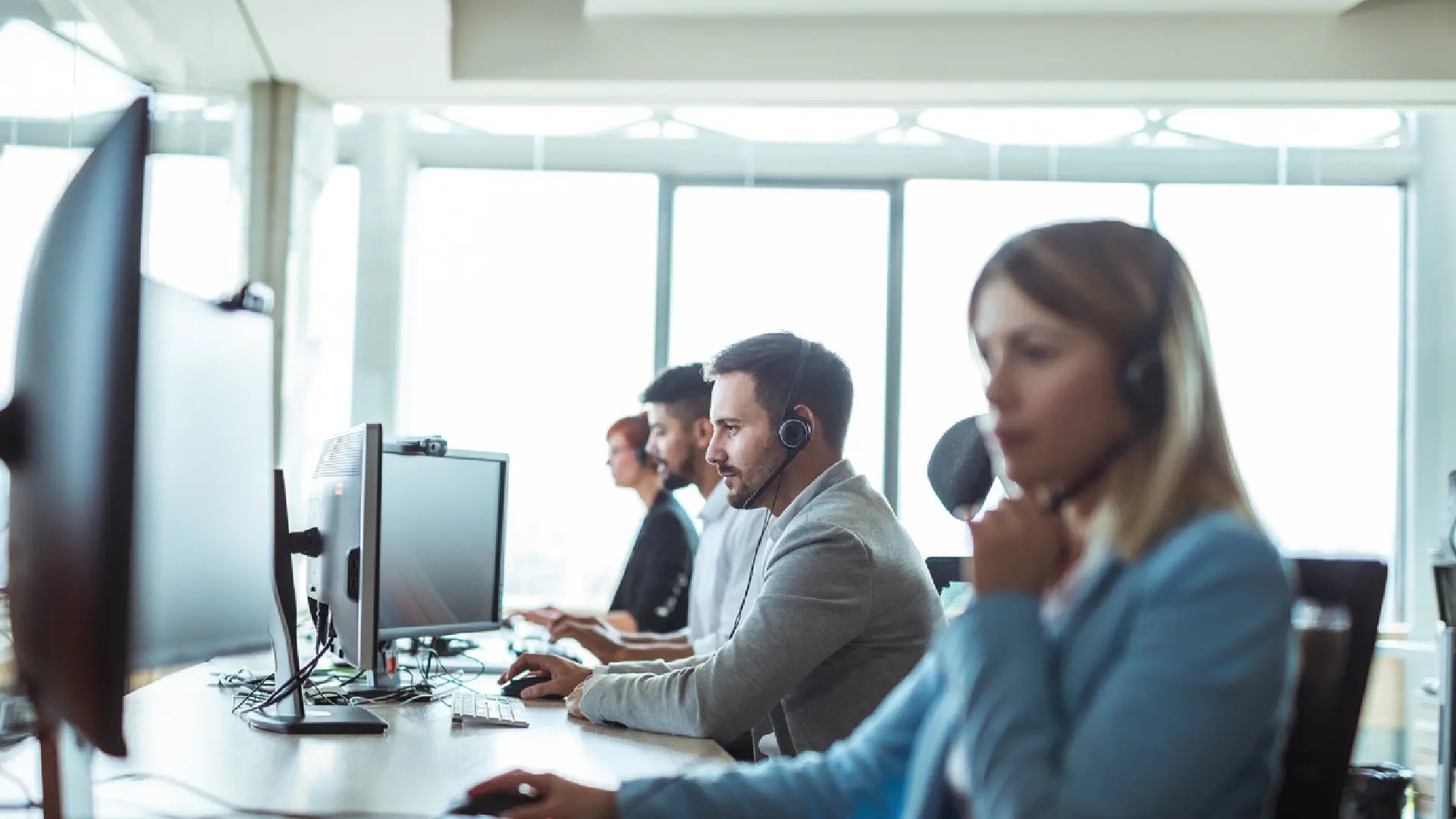 Call center workers